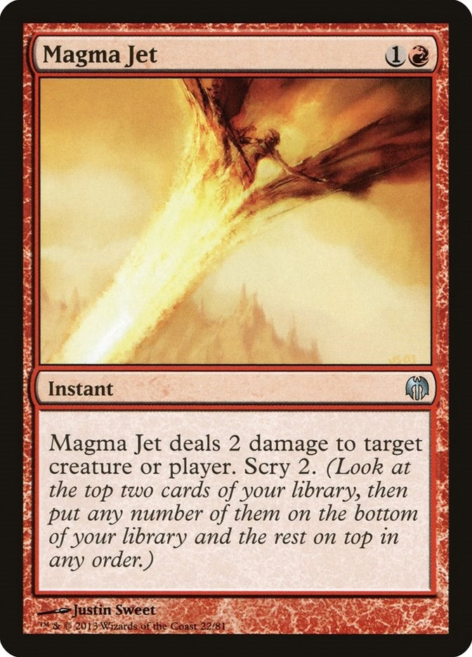 Image for Magma Jet (22) (DDL) - Magic: The Gathering