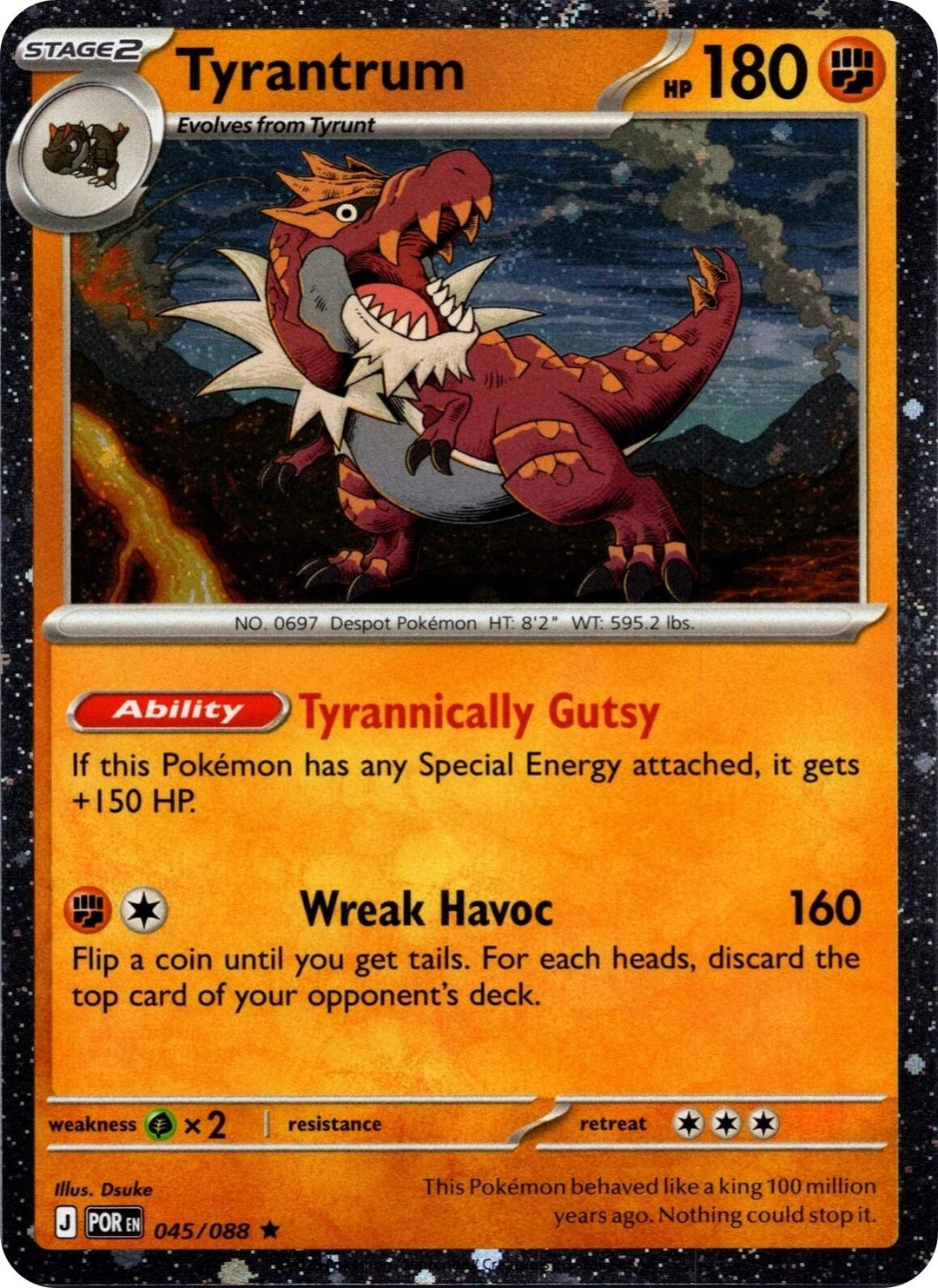 Image for Tyrantrum - 045/088 (Cosmos Holo) (045/088) (BLE) - Pokemon
