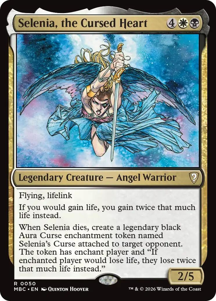Image for Selenia, the Cursed Heart (50) (MBC) - Magic: The Gathering
