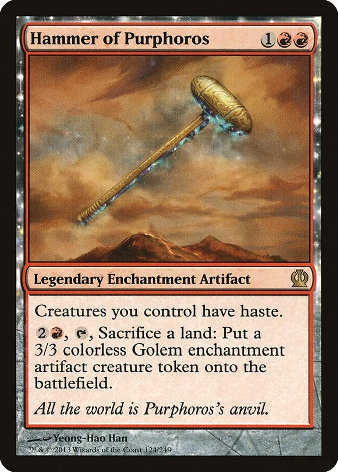 Image for Hammer of Purphoros (124) - Magic: The Gathering