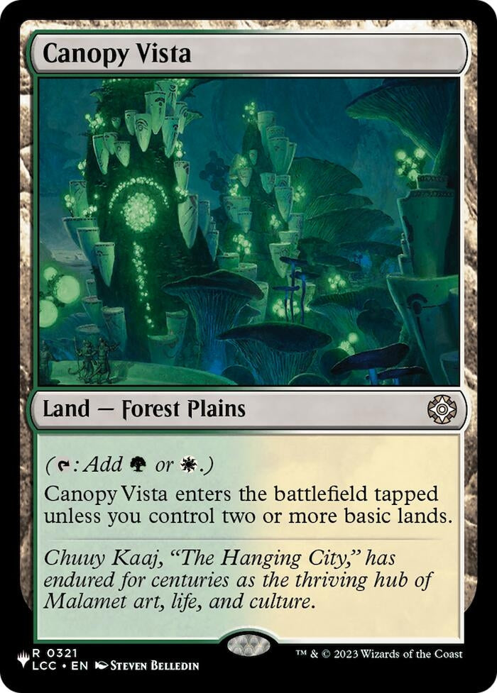 Image for Canopy Vista (LCC) (321) (LIST) - Magic: The Gathering