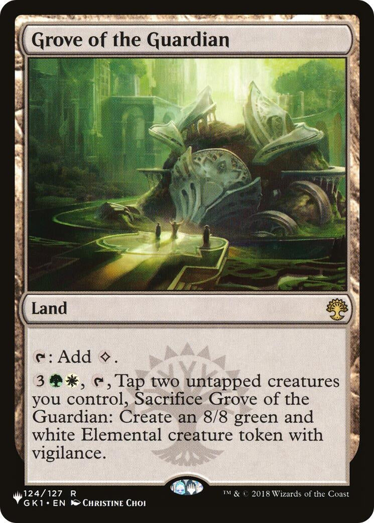 Image for Grove of the Guardian (124) (LIST) - Magic: The Gathering