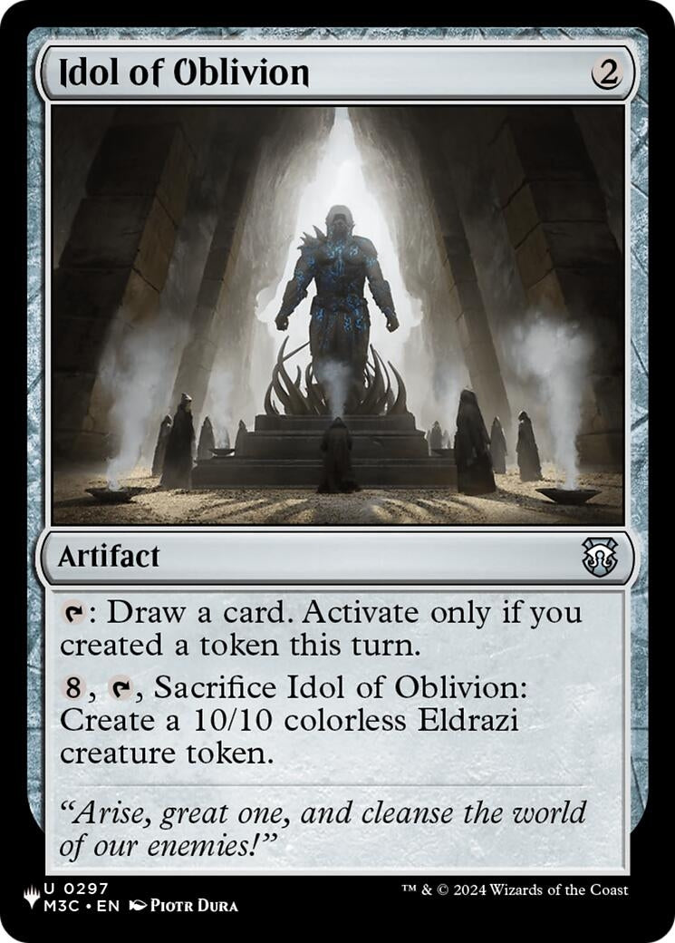 Image for Idol of Oblivion (M3C) (297) (LIST) - Magic: The Gathering