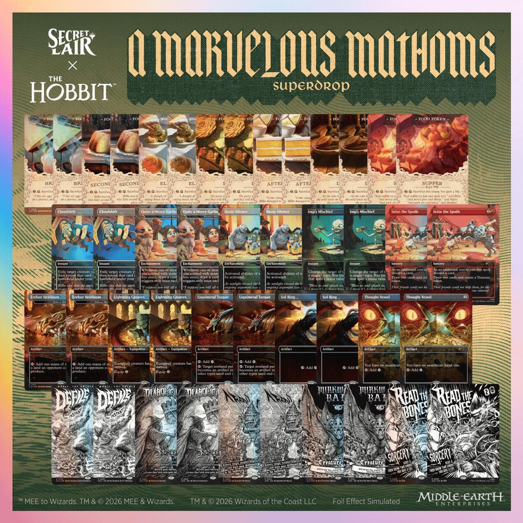Image for Secret Lair x The Hobbit: A Marvelous Mathoms Superdrop - A Marvelous Mathoms Everything Bundle - Magic: The Gathering