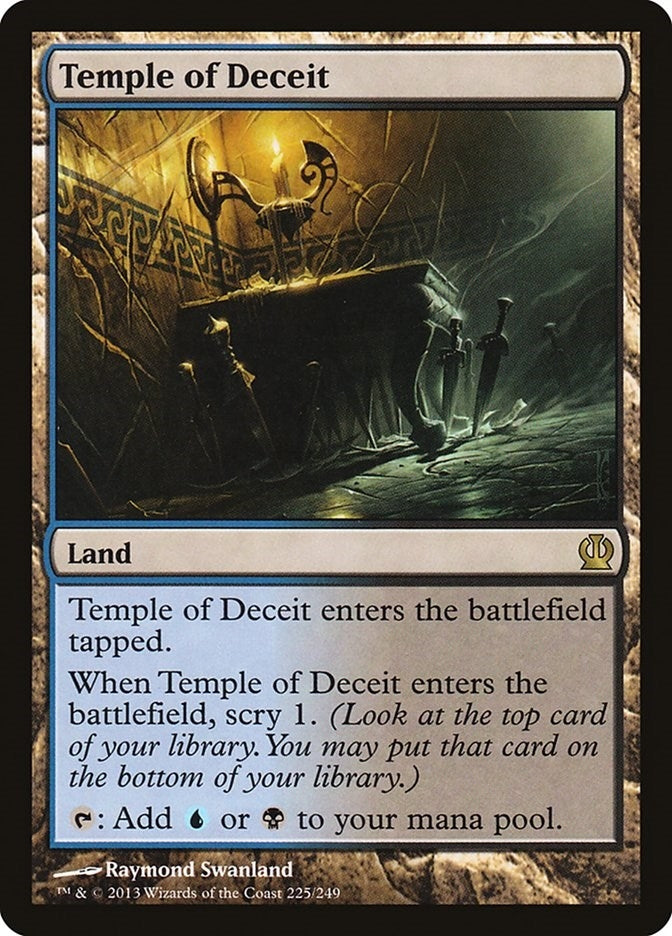 Image for Temple of Deceit (225) - Magic: The Gathering