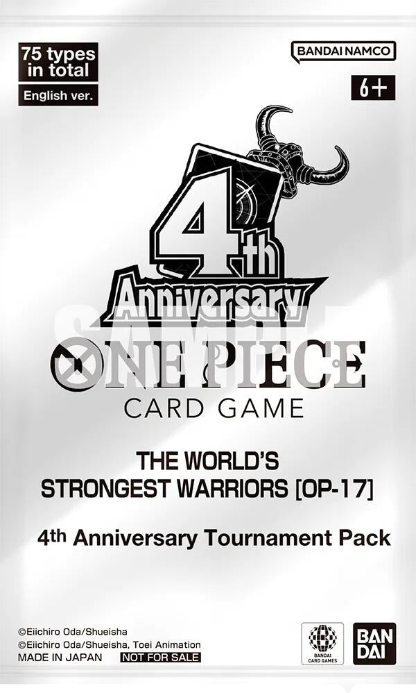 Image for The World's Strongest Warriors - 4th Anniversary Tournament Pack - One Piece Card Game