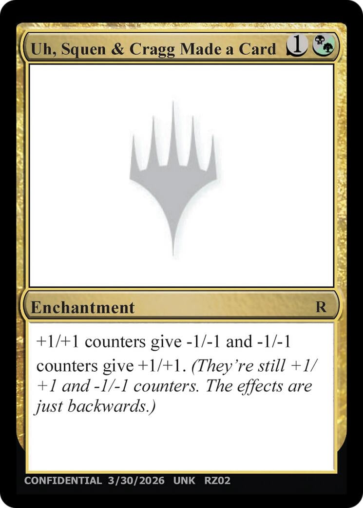 Image for Uh, Squen & Cragg Made a Card (UNK) - Magic: The Gathering