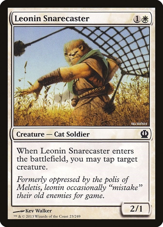 Image for Leonin Snarecaster (23) - Magic: The Gathering