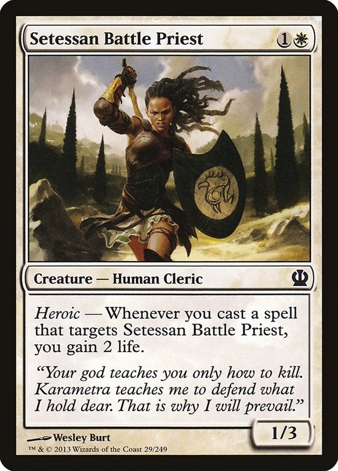 Image for Setessan Battle Priest (29) (THS) - Magic: The Gathering