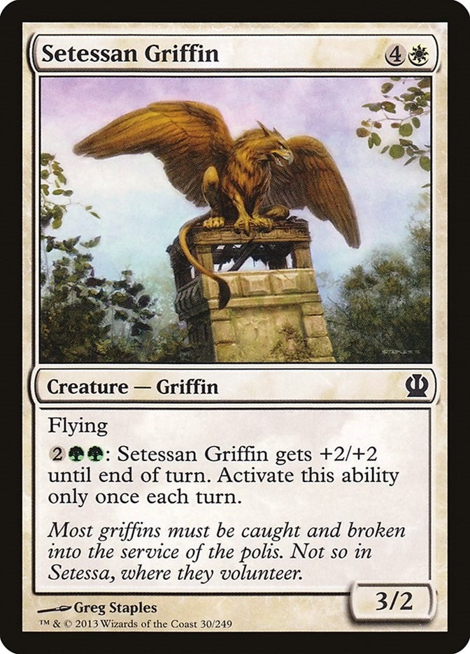 Image for Setessan Griffin (30) (THS) - Magic: The Gathering