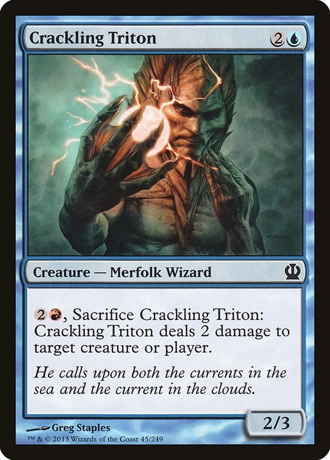 Image for Crackling Triton (45) (THS) - Magic: The Gathering