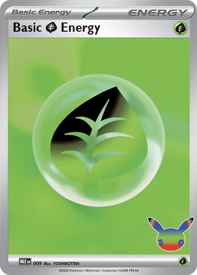 Image for Basic Grass Energy - 009 (30th Celebration) (009) (MEE) - Pokemon