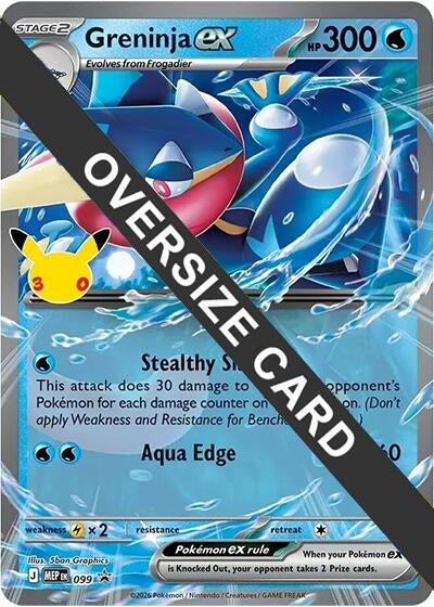 Image for Greninja ex - 099 (30th Celebration) (099) (PR) - Pokemon