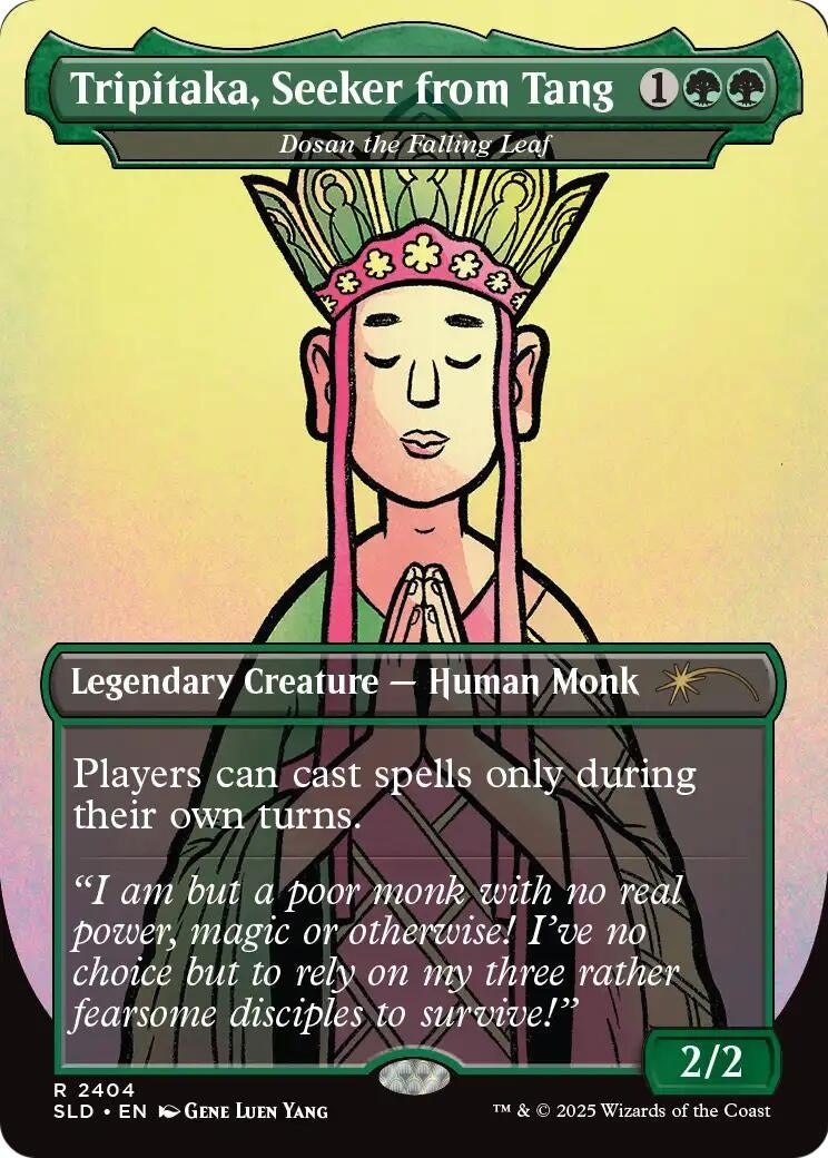 Image for Tripitaka, Seeker from Tang - Dosan the Falling Leaf (2404) (SLD) - Magic: The Gathering