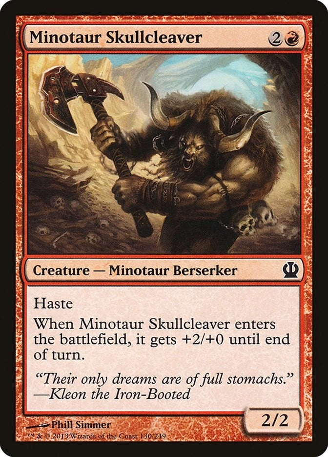 Image for Minotaur Skullcleaver (130) - Magic: The Gathering