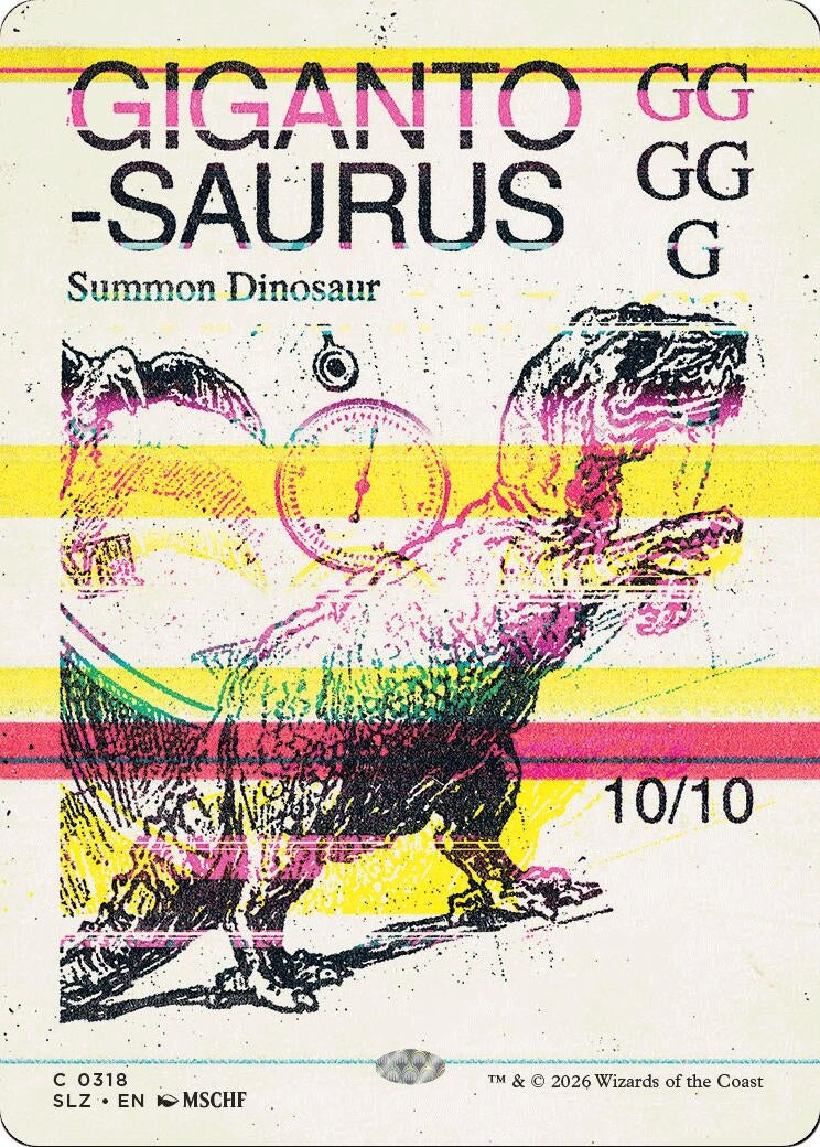 Image for Gigantosaurus (0318) (318) (SLZ) - Magic: The Gathering