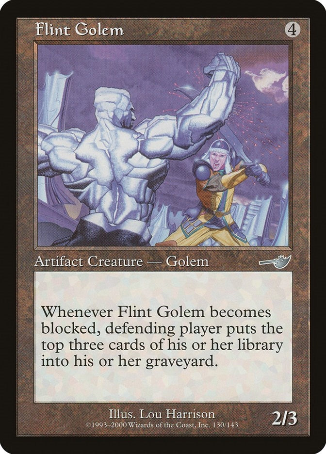 Image for Flint Golem (130) - Magic: The Gathering
