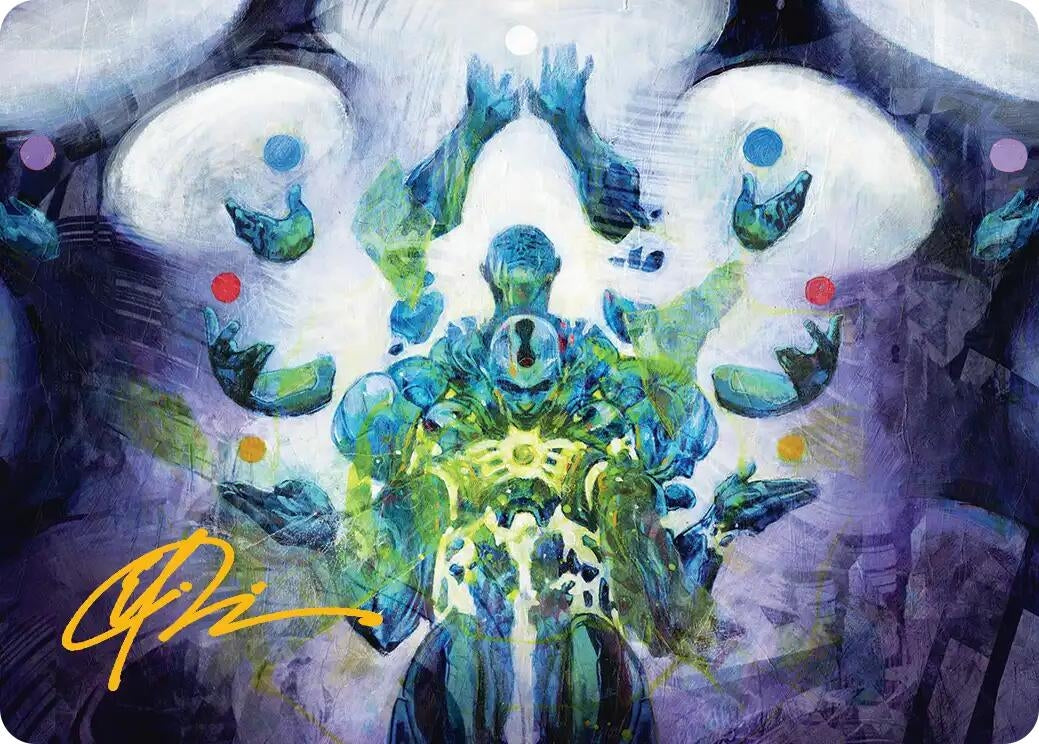 Image for Avatar of Burgeoning Echoes Art Card (Gold-Stamped Signature) (24) (ASFRA) - Magic: The Gathering