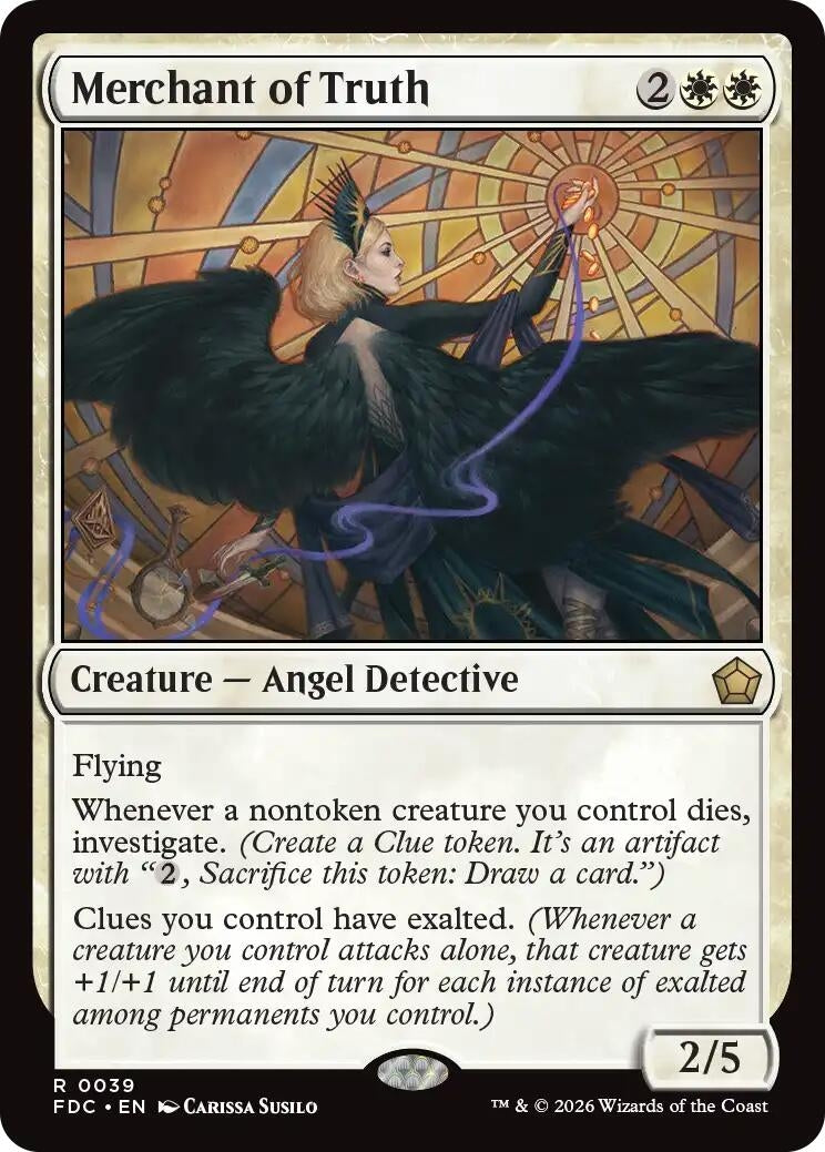 Image for Merchant of Truth (39) (FDC) - Magic: The Gathering