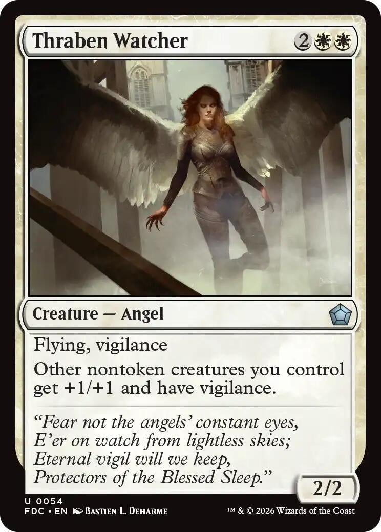 Image for Thraben Watcher (54) (FDC) - Magic: The Gathering