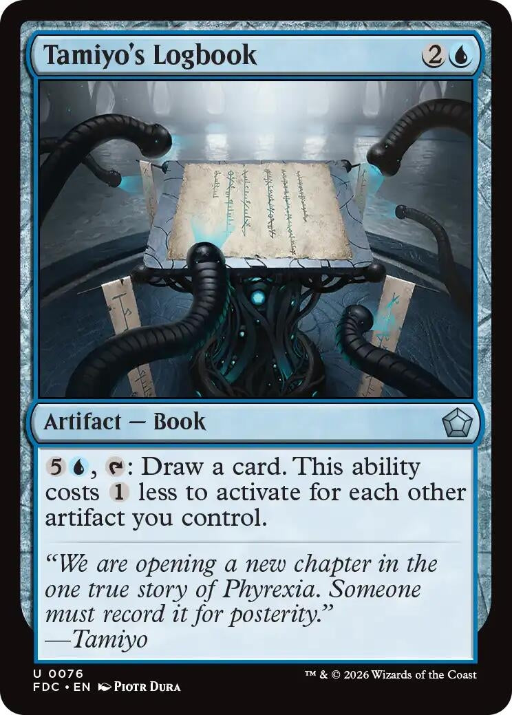 Image for Tamiyo's Logbook (76) (FDC) - Magic: The Gathering