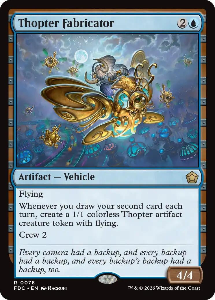 Image for Thopter Fabricator (78) (FDC) - Magic: The Gathering