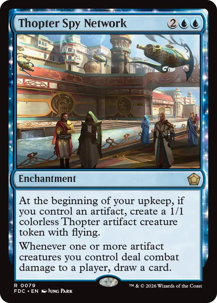 Image for Thopter Spy Network (79) (FDC) - Magic: The Gathering