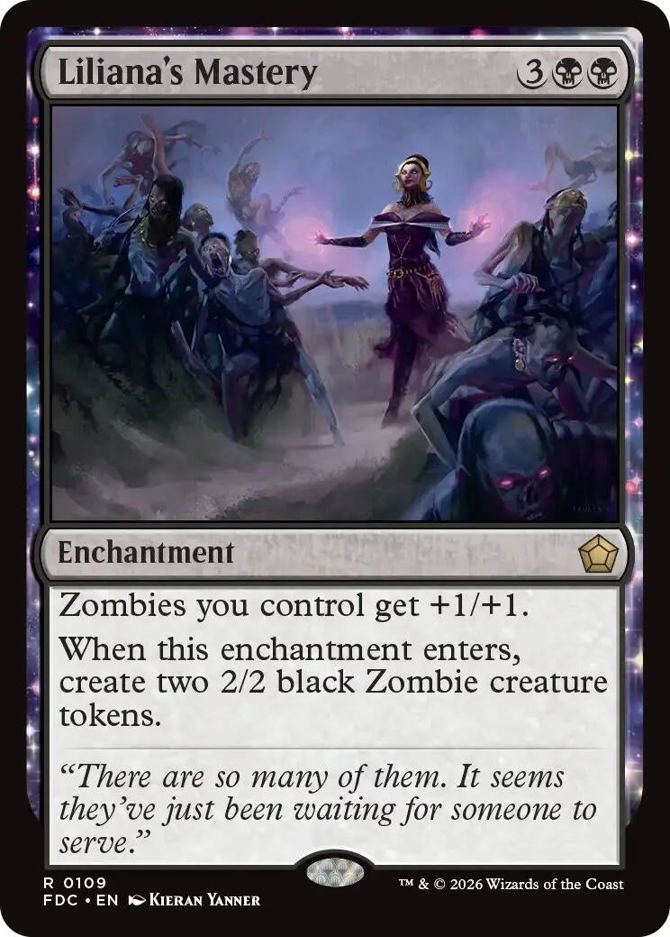 Image for Liliana's Mastery (109) (FDC) - Magic: The Gathering