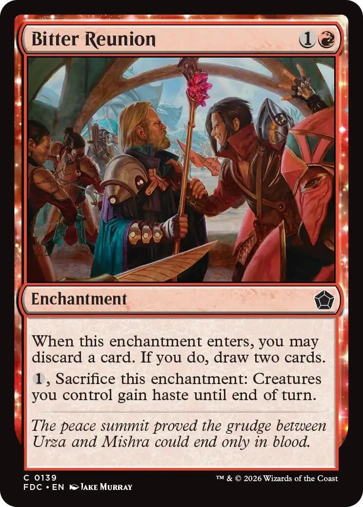 Image for Bitter Reunion (139) (FDC) - Magic: The Gathering