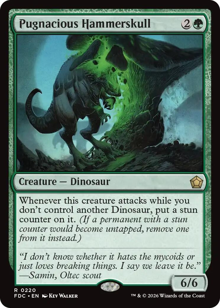 Image for Pugnacious Hammerskull (220) (FDC) - Magic: The Gathering