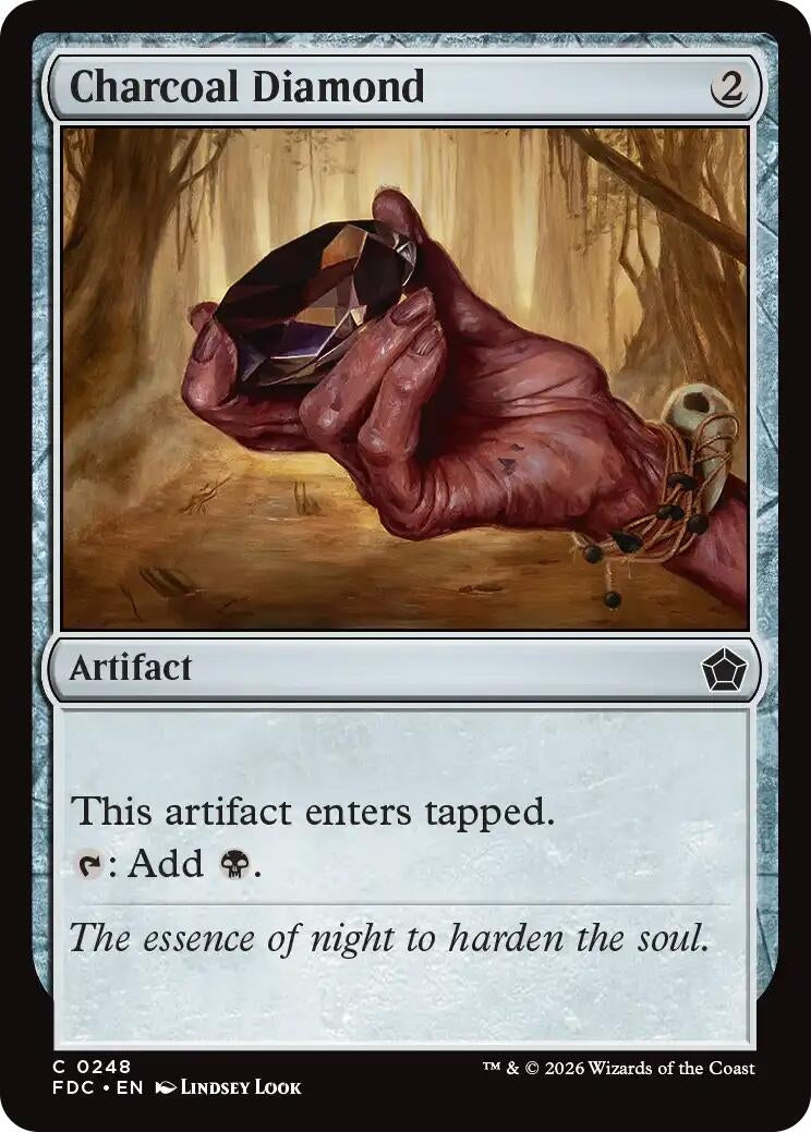 Image for Charcoal Diamond (248) (FDC) - Magic: The Gathering