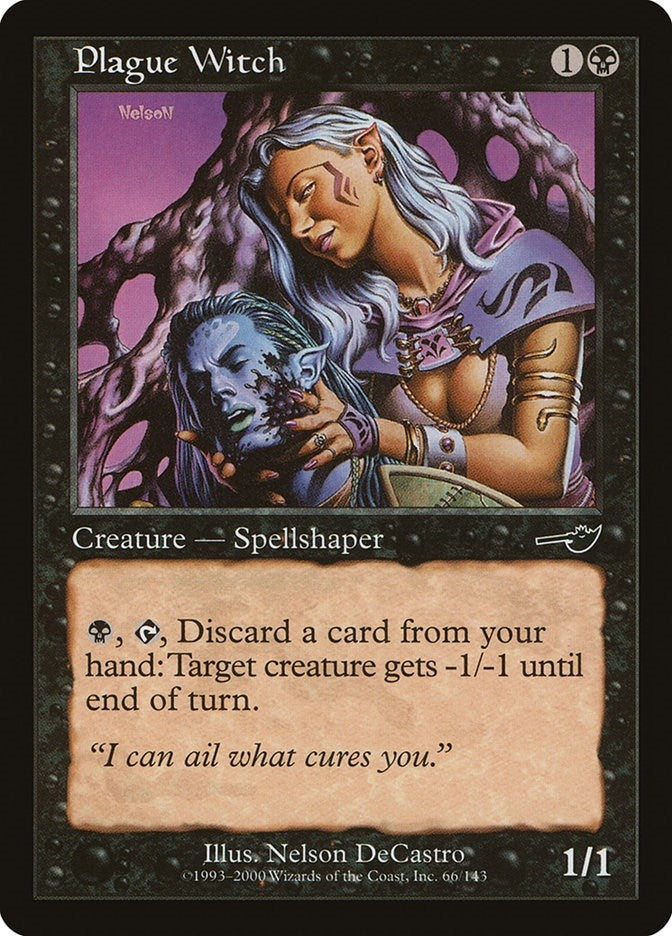 Image for Plague Witch (66) - Magic: The Gathering