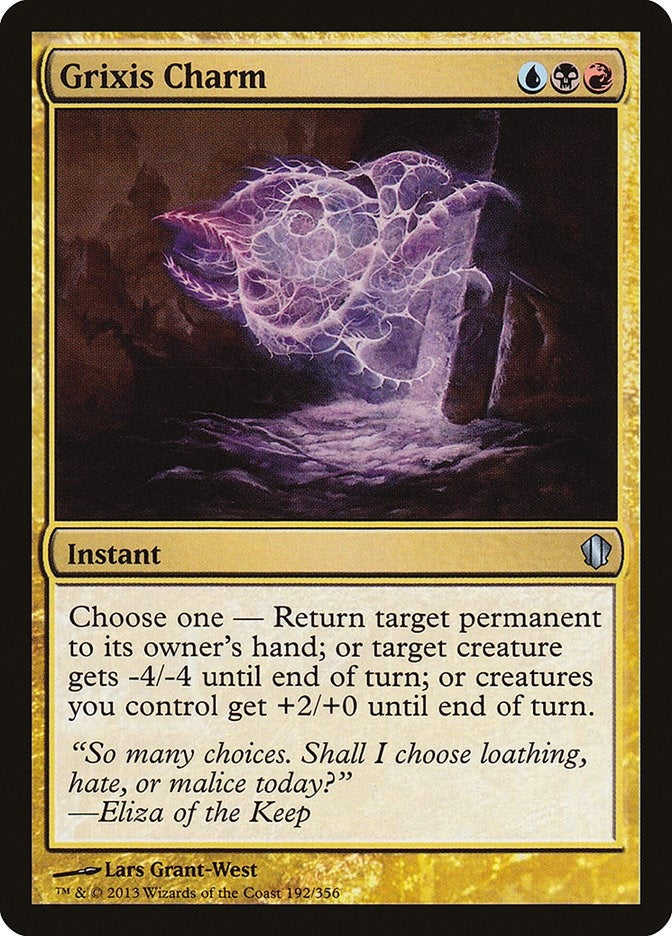 Image for Grixis Charm (192) (C13) - Magic: The Gathering