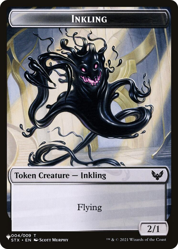 Image for Inkling // Horror Double-Sided Token (4 // 22) (LIST) - Magic: The Gathering