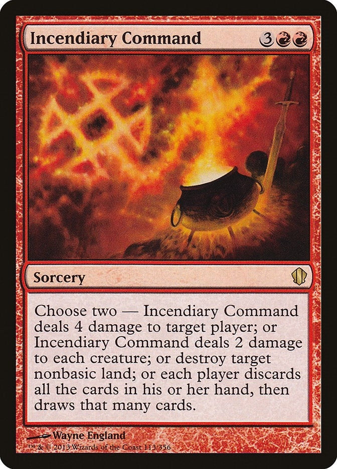Image for Incendiary Command (113) (C13) - Magic: The Gathering