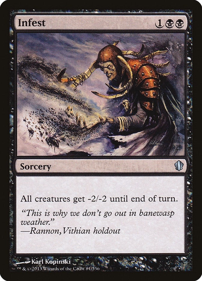 Image for Infest (81) (C13) - Magic: The Gathering