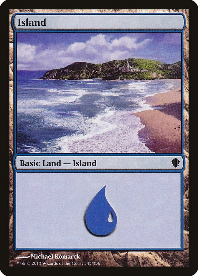 Image for Island (343) (343) (C13) - Magic: The Gathering