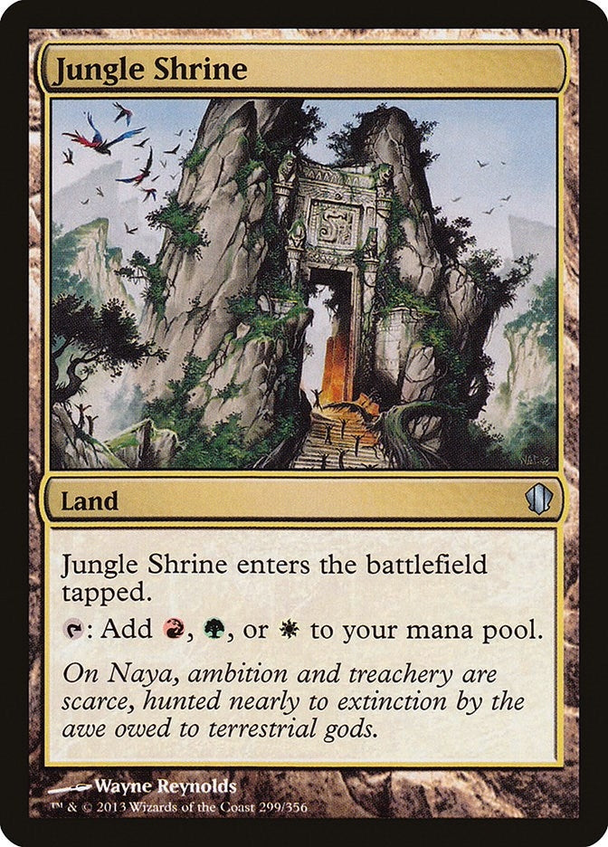 Image for Jungle Shrine (299) (C13) - Magic: The Gathering