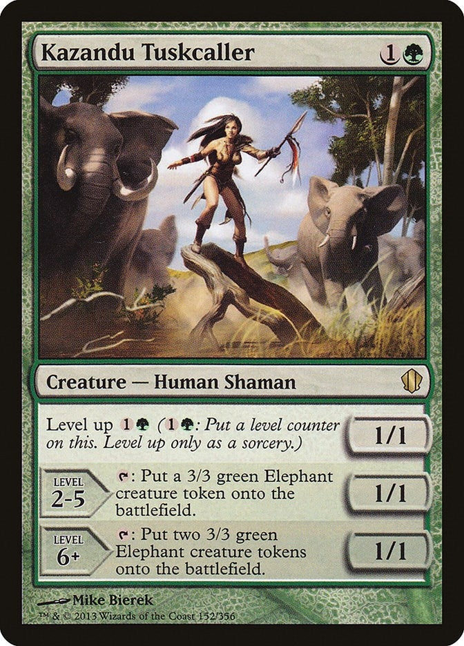 Image for Kazandu Tuskcaller (152) (C13) - Magic: The Gathering