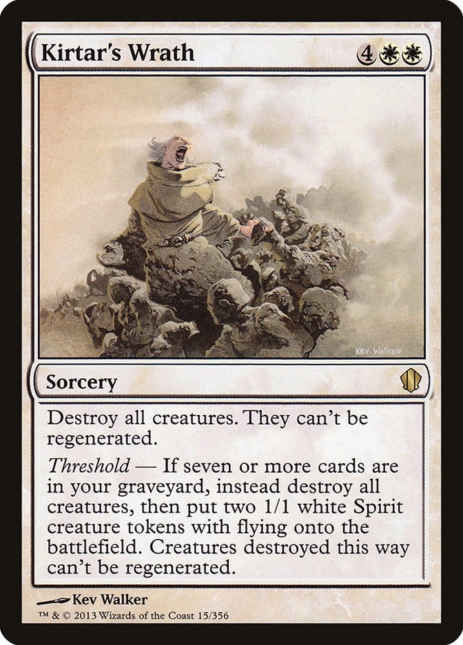 Image for Kirtar's Wrath (15) (C13) - Magic: The Gathering