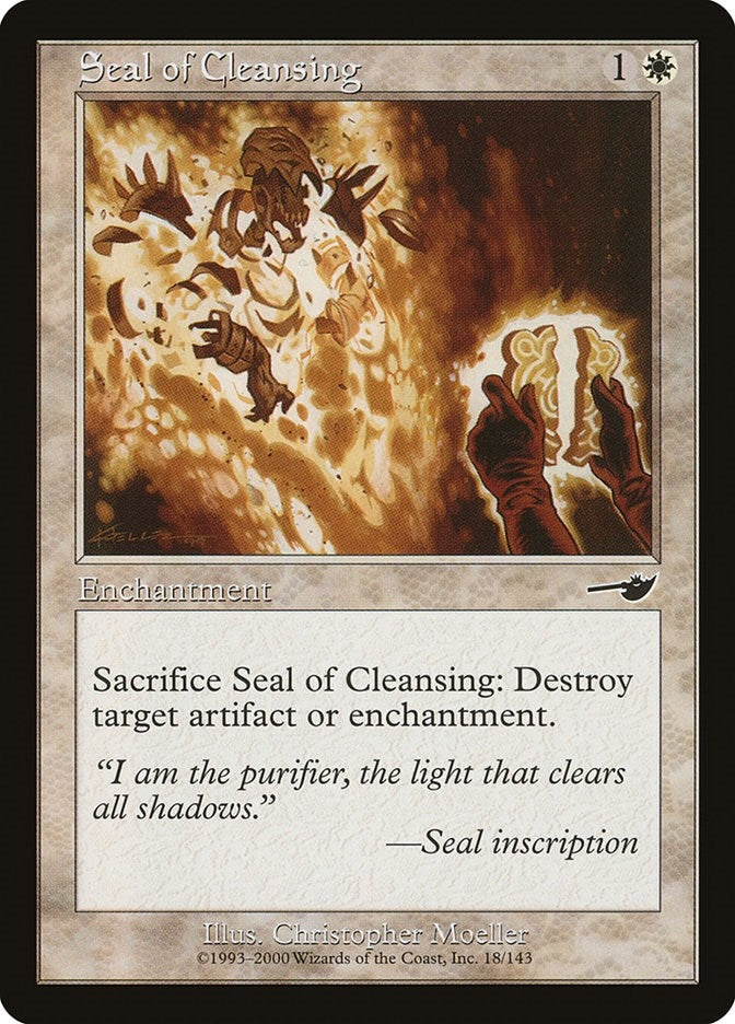 Image for Seal of Cleansing (18) - Magic: The Gathering