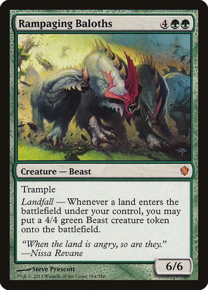 Image for Rampaging Baloths (164) (C13) - Magic: The Gathering
