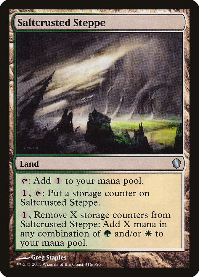 Image for Saltcrusted Steppe (316) (C13) - Magic: The Gathering