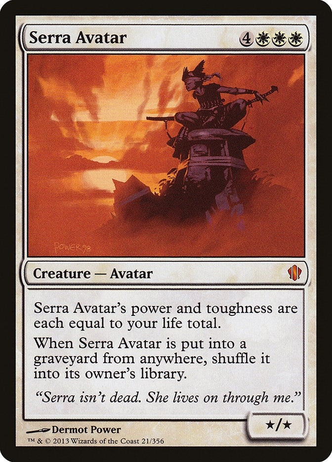 Image for Serra Avatar (21) (C13) - Magic: The Gathering