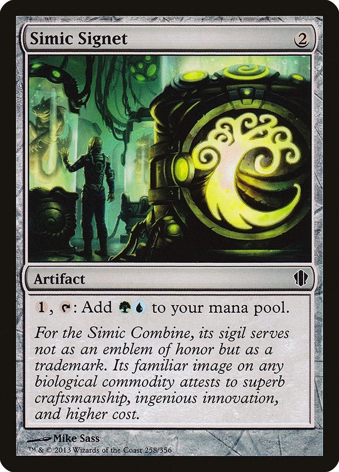 Image for Simic Signet (258) (C13) - Magic: The Gathering