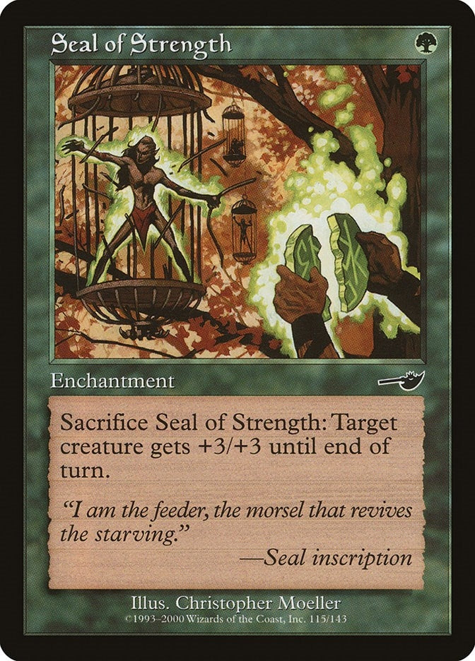 Image for Seal of Strength (115) - Magic: The Gathering