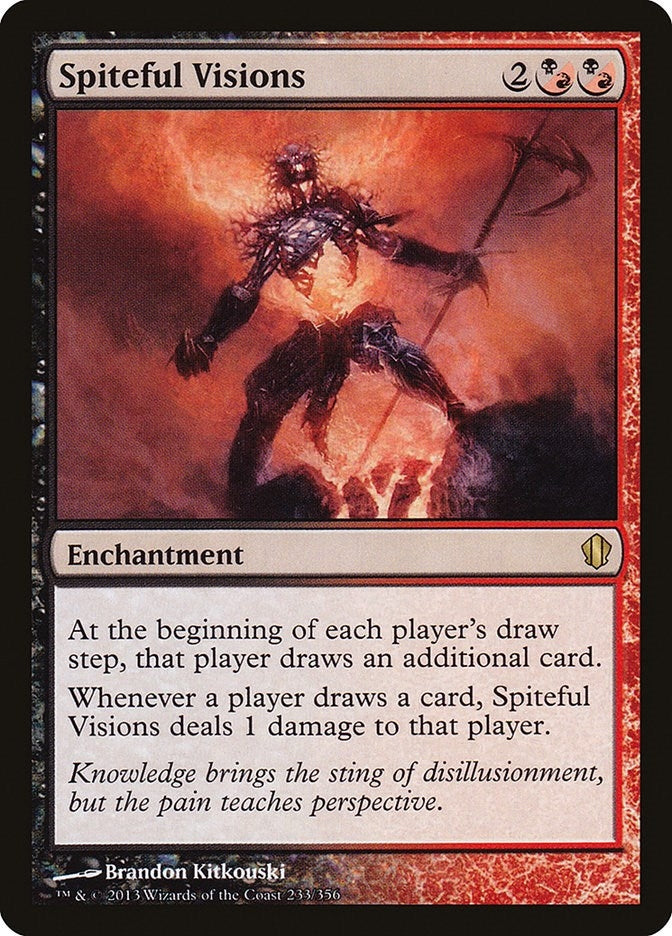 Image for Spiteful Visions (233) (C13) - Magic: The Gathering