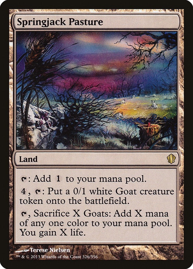 Image for Springjack Pasture (326) (C13) - Magic: The Gathering