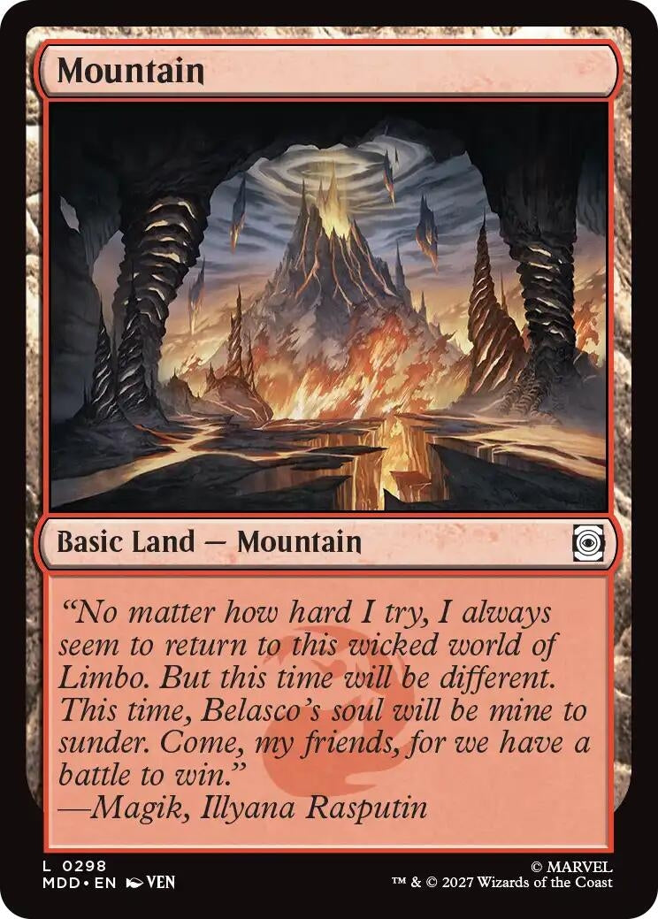 Image for Mountain (0298) (298) (MDD) - Magic: The Gathering