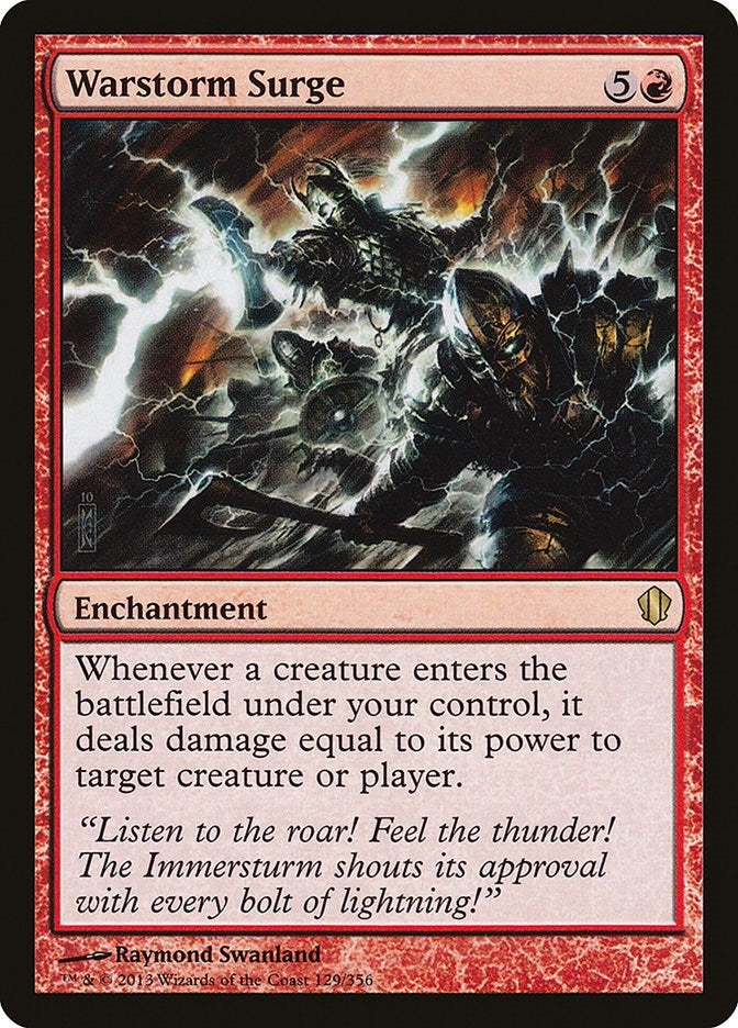 Image for Warstorm Surge (129) (C13) - Magic: The Gathering